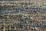 5' X 8' Blue and Ivory Wool Ombre Hand Woven Area Rug - Homeroots - Flyclothing LLC