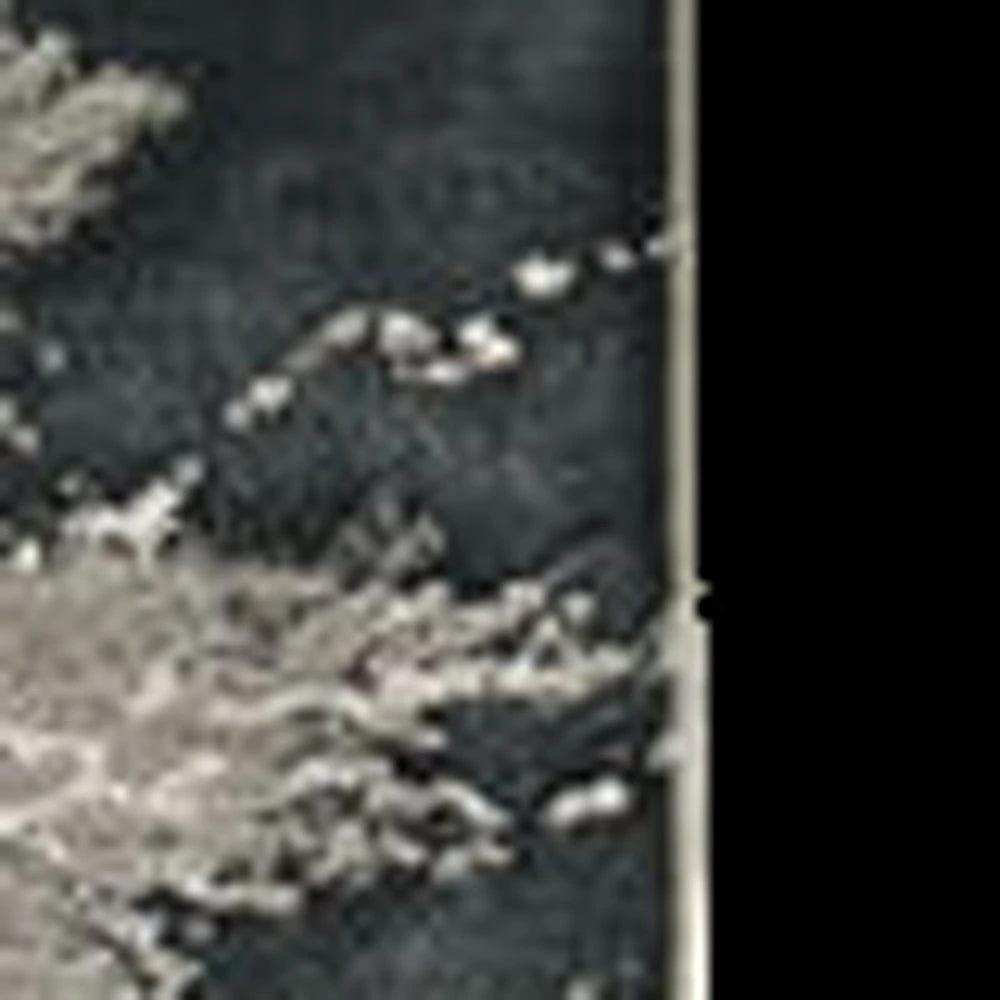 7' X 10' Silver Machine Woven Abstract Indoor Area Rug - Homeroots - Flyclothing LLC