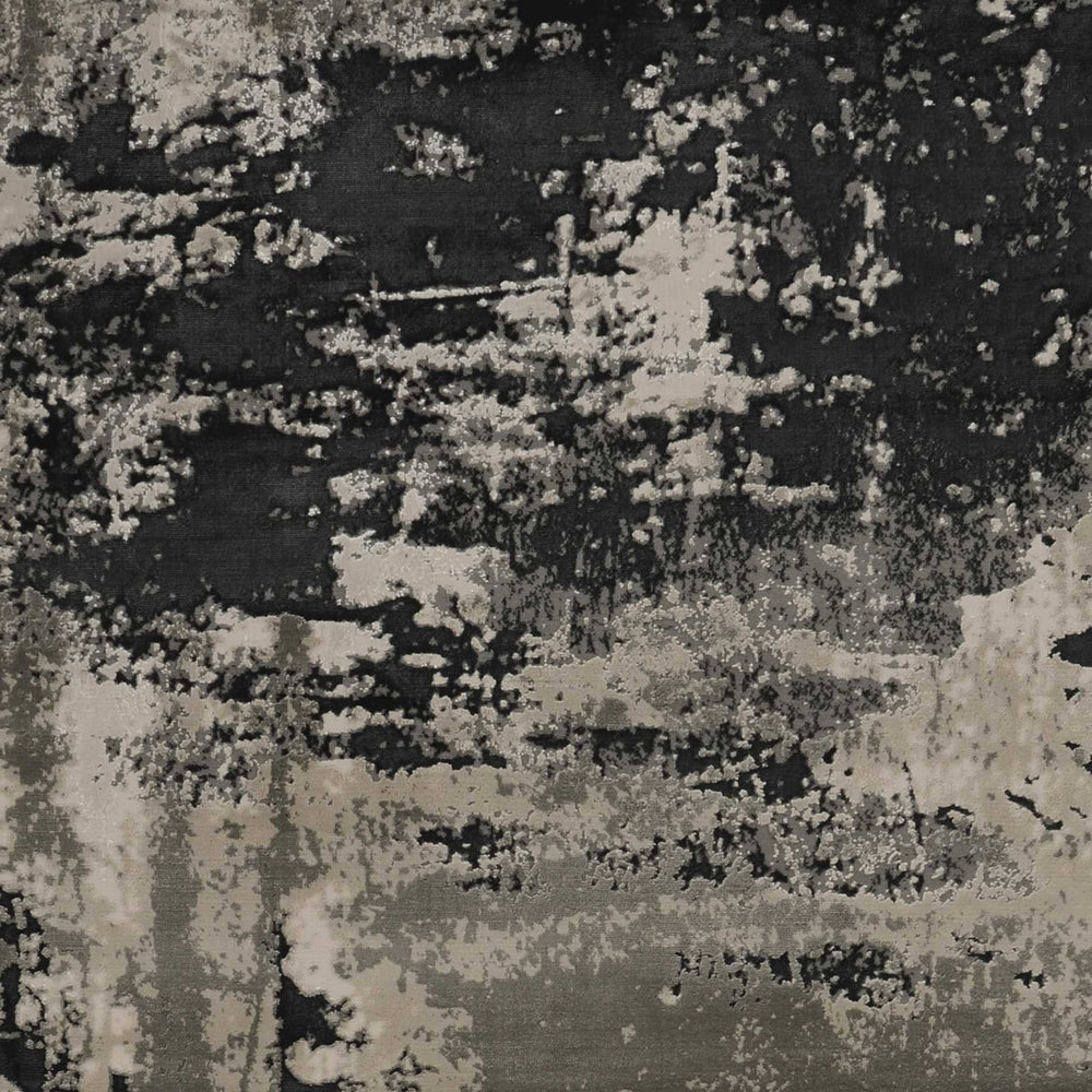 6' X 9' Black and Silver Area Rug - Homeroots - Flyclothing LLC