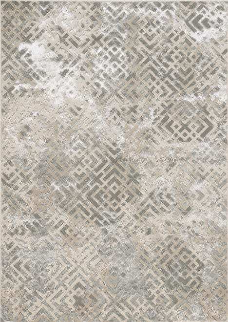 6' X 9' Polyester Sand Silver Area Rug - Homeroots - Flyclothing LLC