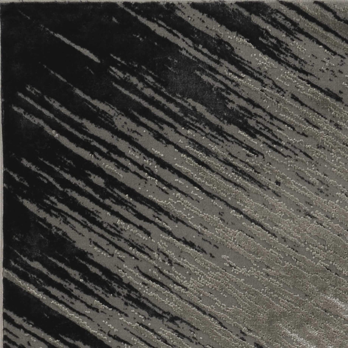 7' X 10' Silver Grey Machine Woven Abstract Brushstroke Indoor Area Rug - Homeroots - Flyclothing LLC