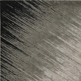 7' X 10' Silver Grey Machine Woven Abstract Brushstroke Indoor Area Rug - Homeroots