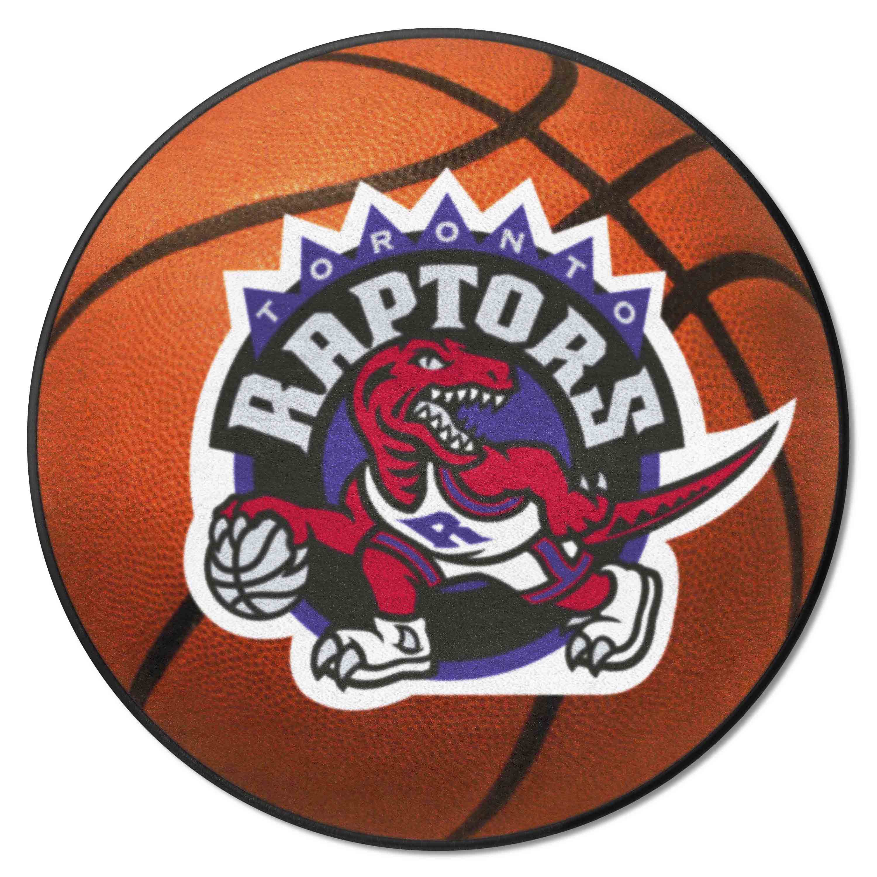 NBA Retro Toronto Raptors Basketball Rug - 27in. Diameter - Toronto Raptors