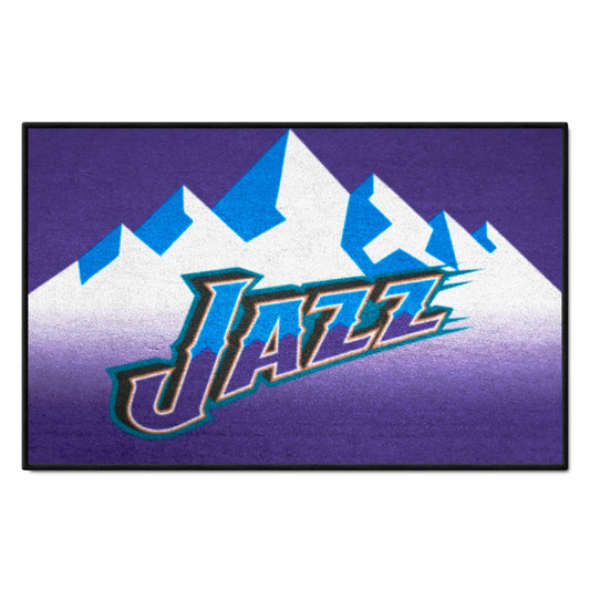 NBA Retro Utah Jazz Starter Mat Accent Rug - 19in. x 30in. - Utah Jazz
