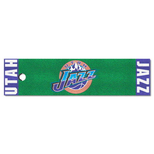 NBA Retro Utah Jazz Putting Green Mat - 1.5ft. x 6ft. - Utah Jazz