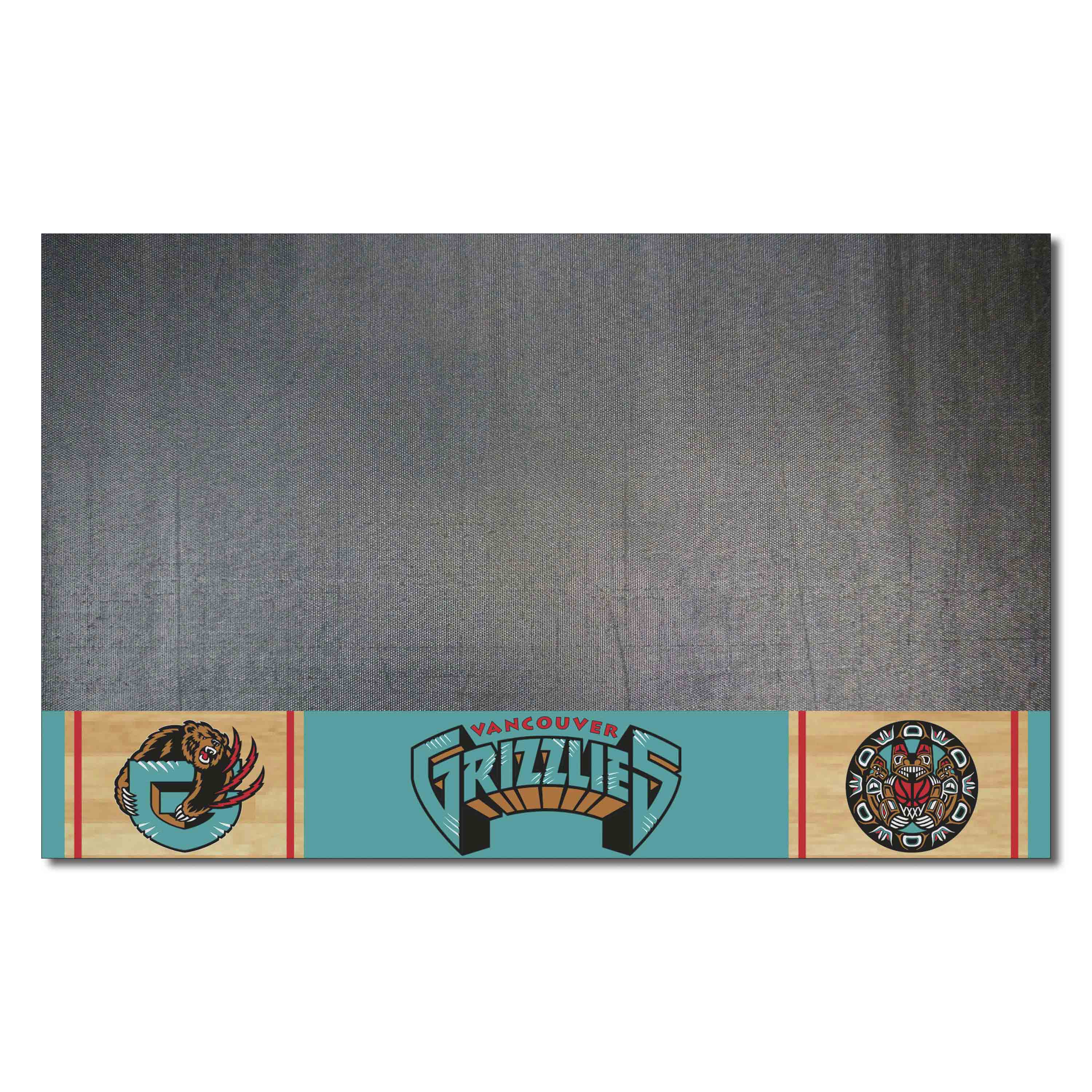 NBA Retro Vancouver Grizzlies Vinyl Grill Mat - 26in. x 42in. - Vancouver Grizzlies