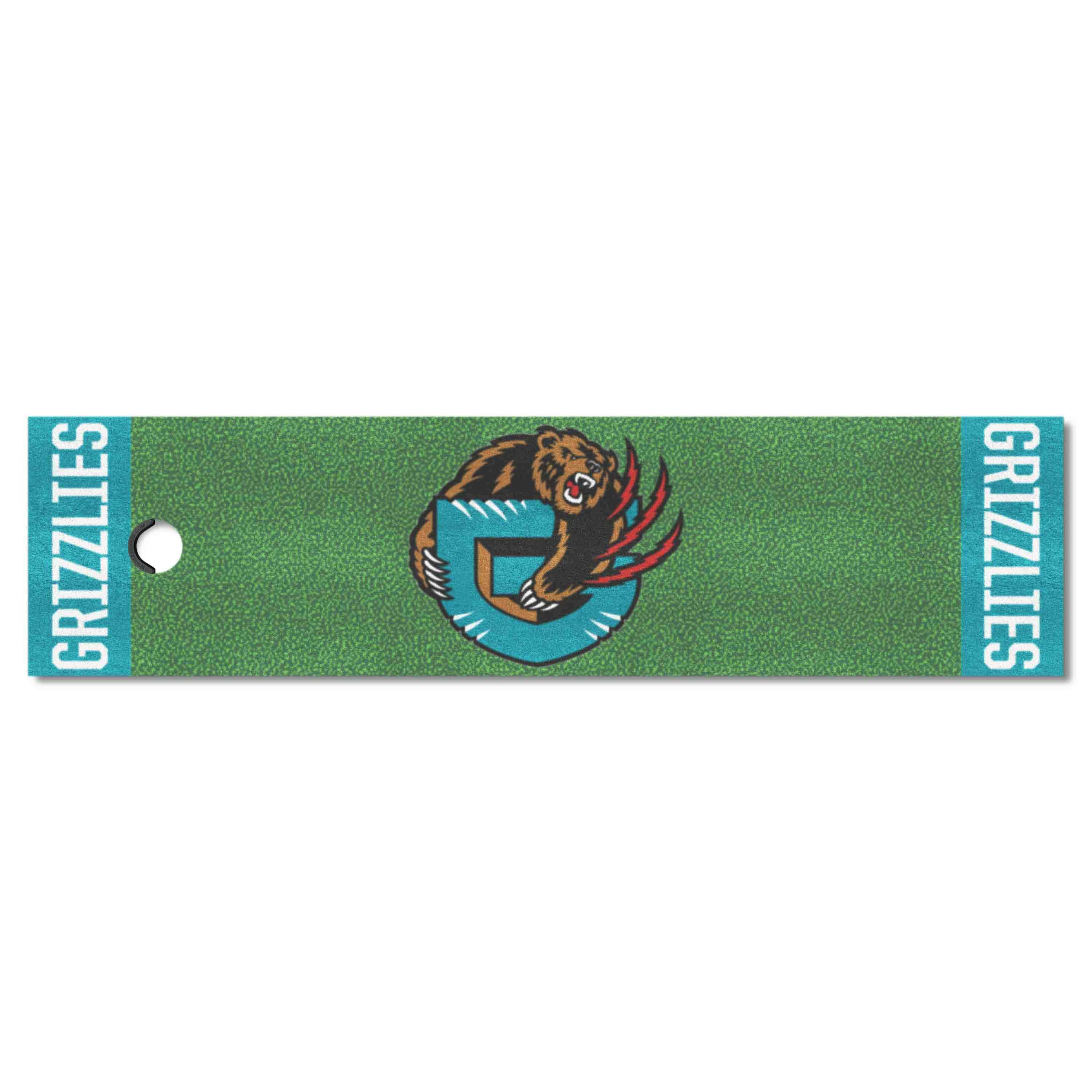 NBA Retro Vancouver Grizzlies Putting Green Mat - 1.5ft. x 6ft. - Vancouver Grizzlies