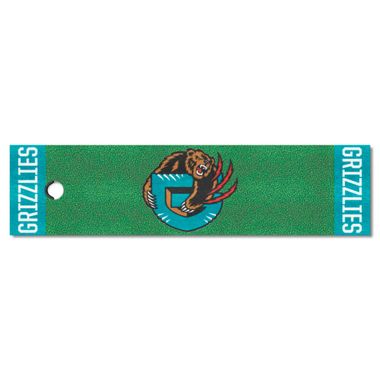 NBA Retro Vancouver Grizzlies Putting Green Mat - 1.5ft. x 6ft. - Vancouver Grizzlies