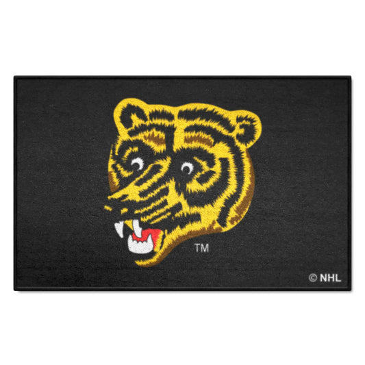 Retro NHL Boston Bruins Starter Mat Accent Rug - 19in. x 30in. - Boston Bruins