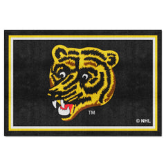 Retro NHL Boston Bruins 5ft. x 8 ft. Plush Area Rug - Boston Bruins