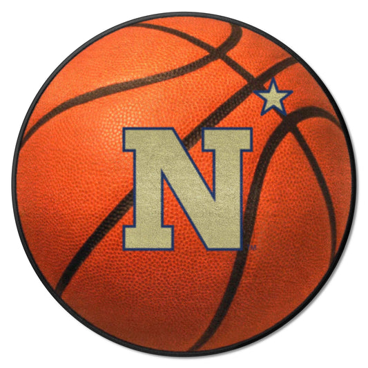 Naval Academy Basketball Rug - 27in. Diameter - Naval Academy
