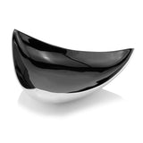14" Black and Silver Aluminum Triangular Bowl - Homeroots