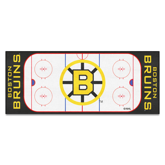 Retro NHL Boston Bruins Rink Runner - 30in. x 72in. - Boston Bruins