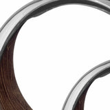16" Silver and Brown Buffed Aluminum Decorative Bowl - Homeroots - Flyclothing LLC