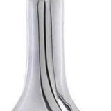 Set of Two Silver Aluminum Modern Hole Table Vases - Homeroots - Flyclothing LLC