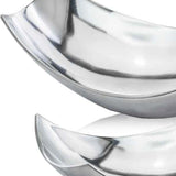 5" Silver Buffed Aluminum Decorative Bowl - Homeroots