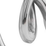 17" Silver Buffed Aluminum Tabletop Sculpture - Homeroots - Flyclothing LLC