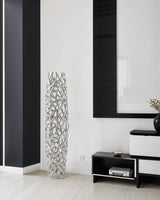 40" Aluminum Silver Twigs Cylinder Floor Vase - Homeroots - Flyclothing LLC
