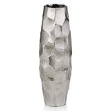 14" Aluminum Silver Cylinder Table Vase - Homeroots - Flyclothing LLC