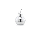 17" Silver Buffed Aluminum Decorative Pear Tabletop Sculpture - Homeroots - Flyclothing LLC