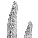33" Silver Aluminum Tabletop Sculpture - Homeroots