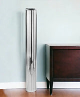 40" Silver Aluminum Cylinder Table Vase - Homeroots - Flyclothing LLC