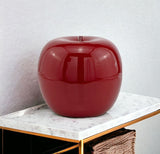 11" Red Aluminum Decorative Apple Tabletop Sculpture - Homeroots