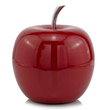 11" Red Aluminum Decorative Apple Tabletop Sculpture - Homeroots