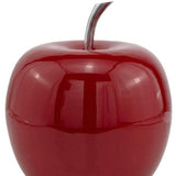 11" Red Aluminum Decorative Apple Tabletop Sculpture - Homeroots - Flyclothing LLC