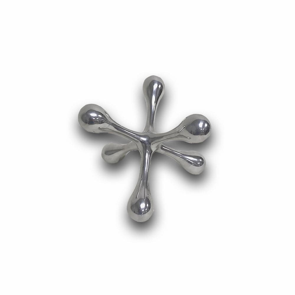 5" Silver Finish Decorative Jack - Homeroots