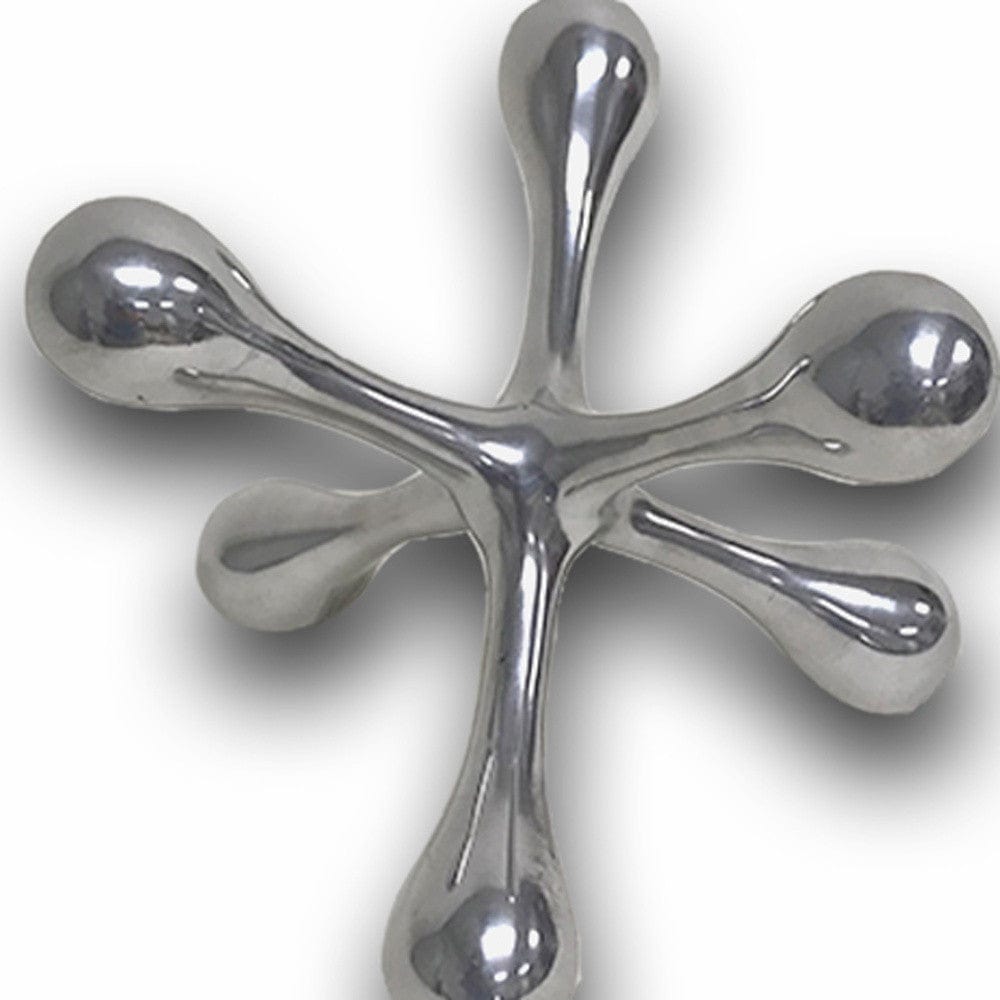 5" Silver Finish Decorative Jack - Homeroots