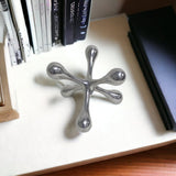 5" Silver Finish Decorative Jack - Homeroots - Flyclothing LLC