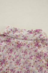 Printed Collared Neck Long Sleeve Shirt - Trendsi - Flyclothing LLC
