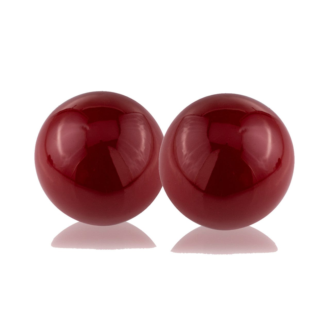 3" Red Aluminum Decorative Orb Tabletop Sculpture - Homeroots - Flyclothing LLC