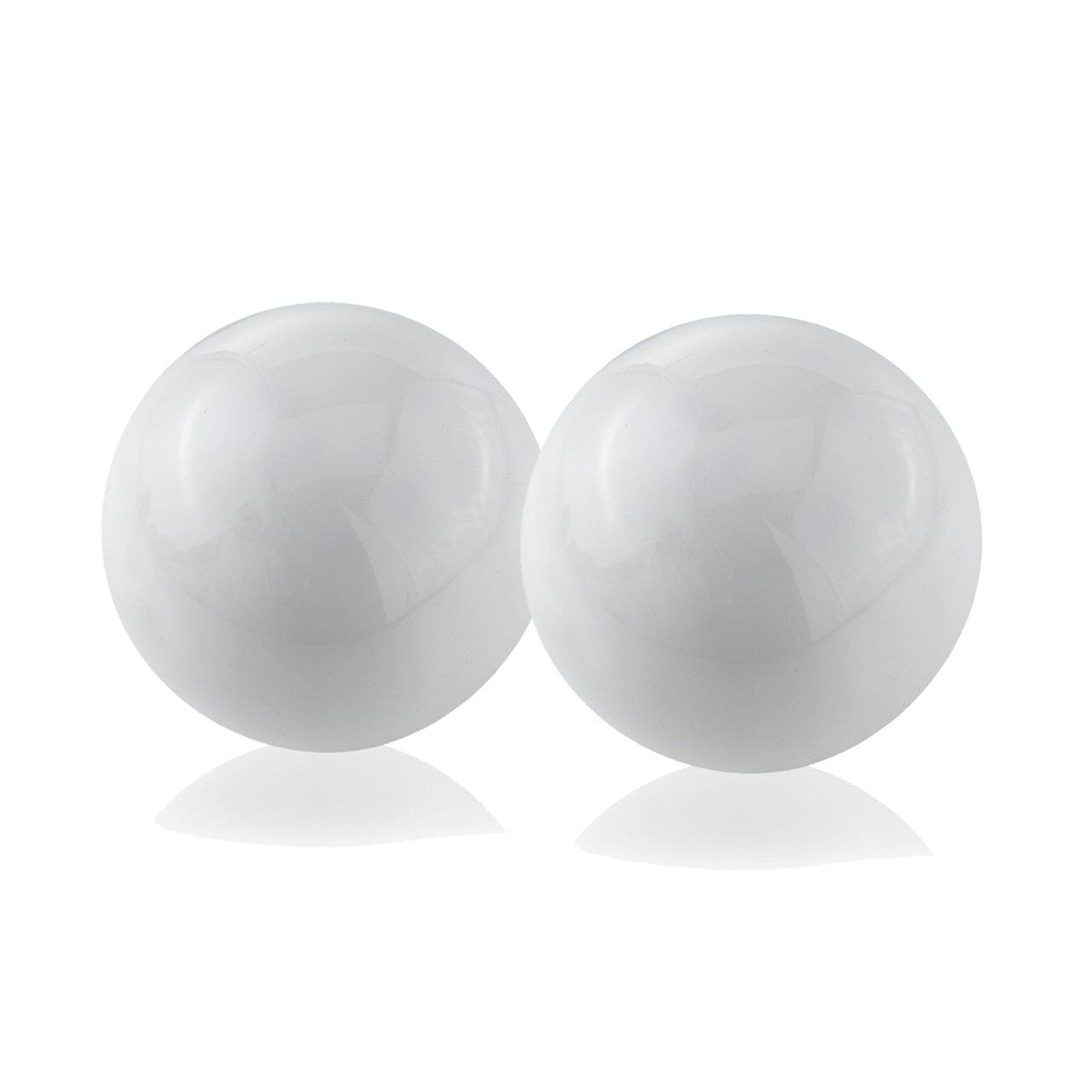 3" White Aluminum Decorative Orb Tabletop Sculpture - Homeroots - Flyclothing LLC