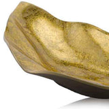 18" Gold Modern Wavy Aluminum Centerpiece Bowl - Homeroots - Flyclothing LLC