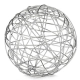 12" X 12" X 12" Silver Extra Large Wire Sphere - Homeroots - Flyclothing LLC
