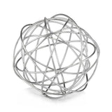 7" X 7" X 7" Silver Large Wire Sphere - Homeroots - Flyclothing LLC