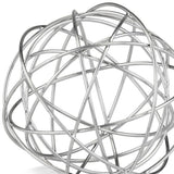 7" X 7" X 7" Silver Large Wire Sphere - Homeroots - Flyclothing LLC