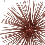 10" X 10" X 10" Red Large Spiked Sphere - Homeroots