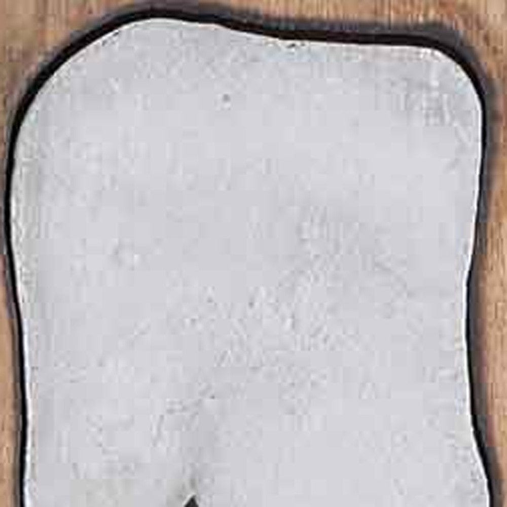 13" X 13" X 1" Silver Natural Wood And Metal Wall Tile - Homeroots - Flyclothing LLC