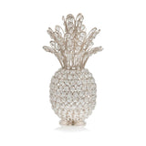 13" Silver Metal Decorative Pineapple - Homeroots