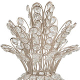 13" Silver Metal Decorative Pineapple - Homeroots - Flyclothing LLC