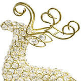 19" Gold Metal Reindeer Figurine - Homeroots - Flyclothing LLC
