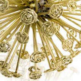 6.5" X 6.5" X 6.5" Gold Starburst Spheres Set Of 2 - Homeroots - Flyclothing LLC