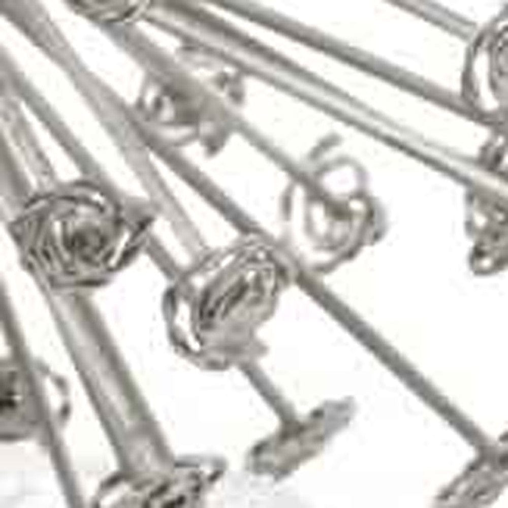 6.5" X 6.5" X 6.5" Silver Starburst Spheres Set Of 2 - Homeroots - Flyclothing LLC