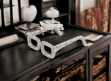 7" Silver Buffed Aluminum Decorative Eyeglasses Sculpture - Homeroots - Flyclothing LLC