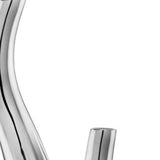 Set of Two Silver Aluminum Squiggly Table Vases - Homeroots - Flyclothing LLC