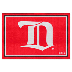 NHLRETRO Detroit Red Wings 5ft. x 8 ft. Plush Area Rug - Detroit Red Wings