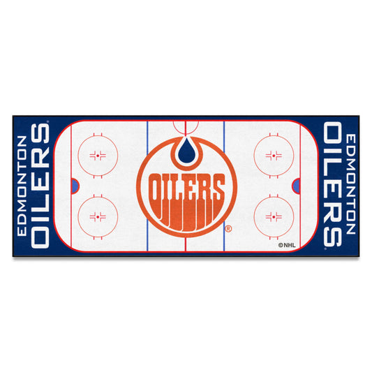 NHLRETRO Edmonton Oilers Rink Runner - 30in. x 72in. - Edmonton Oilers